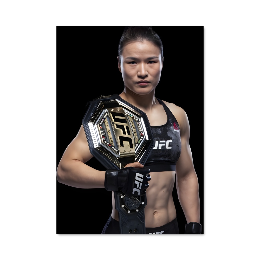 Poster Championne des Octogones – affiche MMA